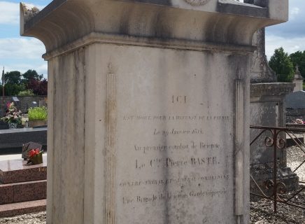 Tombe Baste © Jeanne Roussel – Musée Napoléon Brienne-le-Château